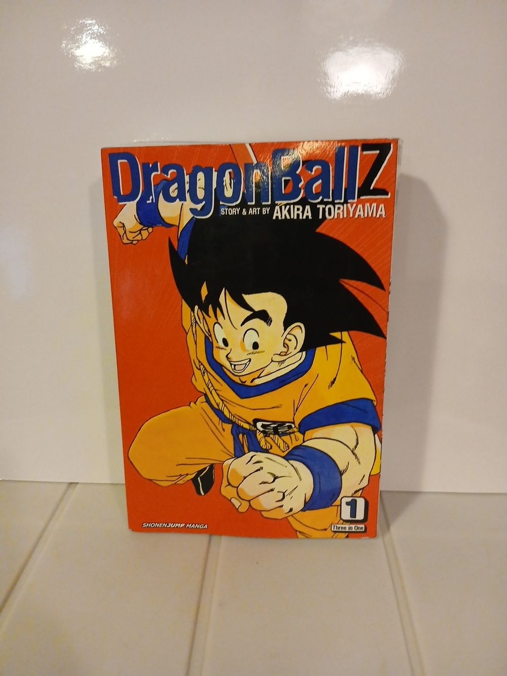 Dragon Ball Z Vol. 1 Manga - Bright Orange Cover Akira Toriyama June 2008 3 In 1